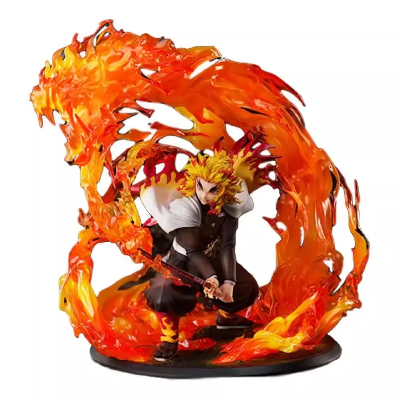 

Aniplex Demon Slayer Figure Rengoku Kyoujurou Anime Figure Infinite train Pvc Model Brand new genuine Amusement In shelf 1/8