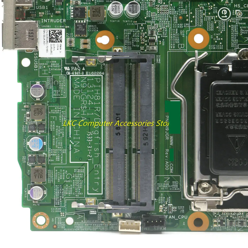 para Dell Optiplex 3020m Mini Placa-mãe Vrwrc 0vrwrc Cn0vrwrc Pih81r Dogfish_entry 131241 Lga1150 Ddr3 100 Testado Novo - Imagem 5