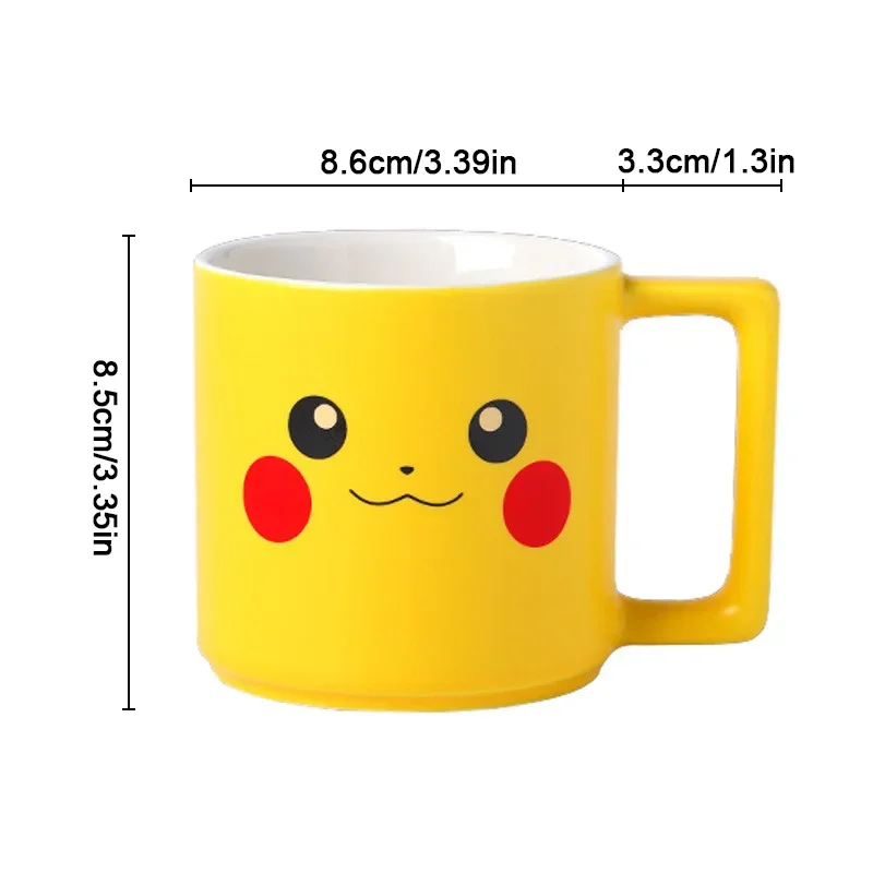 Ceramic Anime Pikachu Mug for Kids and Adults