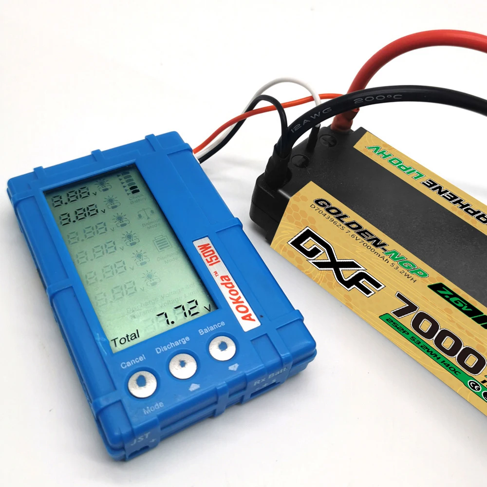 Lot 5PCS 2S 7.4V 1400mAh LiPo Batterie RC avec Connecteur CT5MM