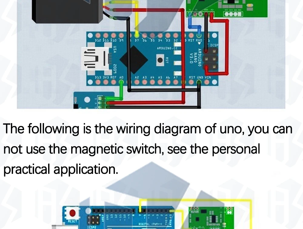 1~10PCS 125Khz RFID-Lesemodul RDM6300 UART-Ausgang Zutrittskontrollsystem für Arduino DIY – Detail 23
