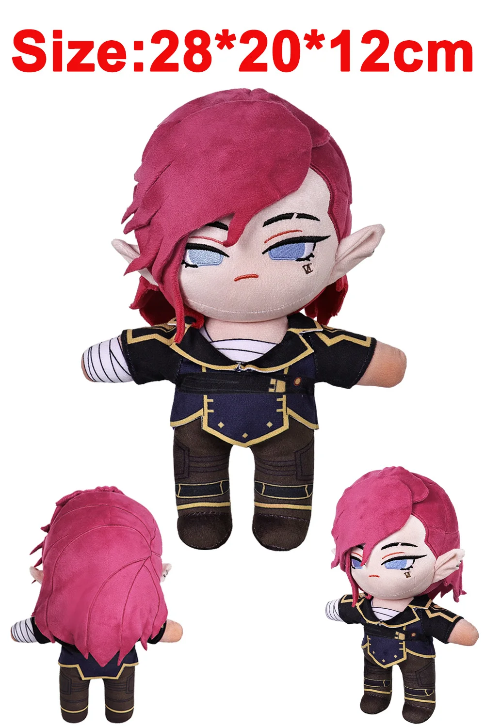 Caitlyn Kiramman Cosplay Plush Plushine Game LoL Mascot Soft