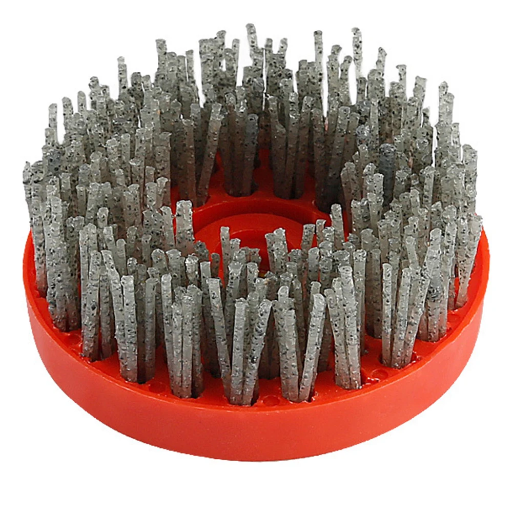 

4 Inch Nylon Brush Carbon Silicon Bristles Ideal for Use with Auto Polishing Machines and Arc Polishing Machines