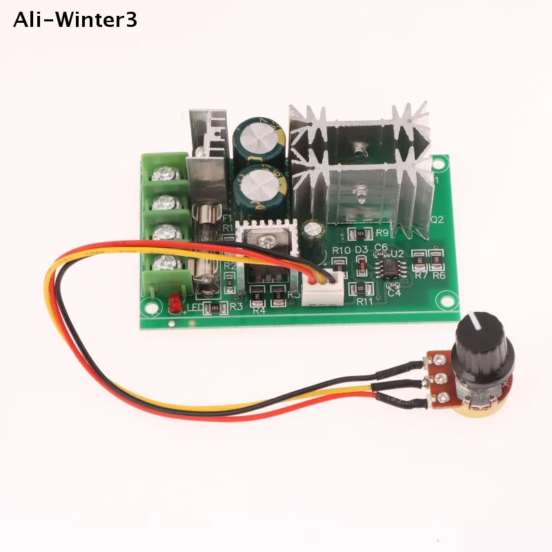 【WR】1 세트 PWM 모터 속도 컨트롤러 20A 전류 조절기 DC10-60V DC 모터 속도 조절기 24V 36V 48V 고전력 드라이브 모듈