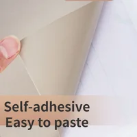 10M ห้องครัวน้ํามันวอลล์เปเปอร์กันน้ําสติกเกอร์กันน้ําตู้ Renovation ฟอร์มาลดีไฮด์ฟรีแม่พิมพ์-Proof Wall Decor 4