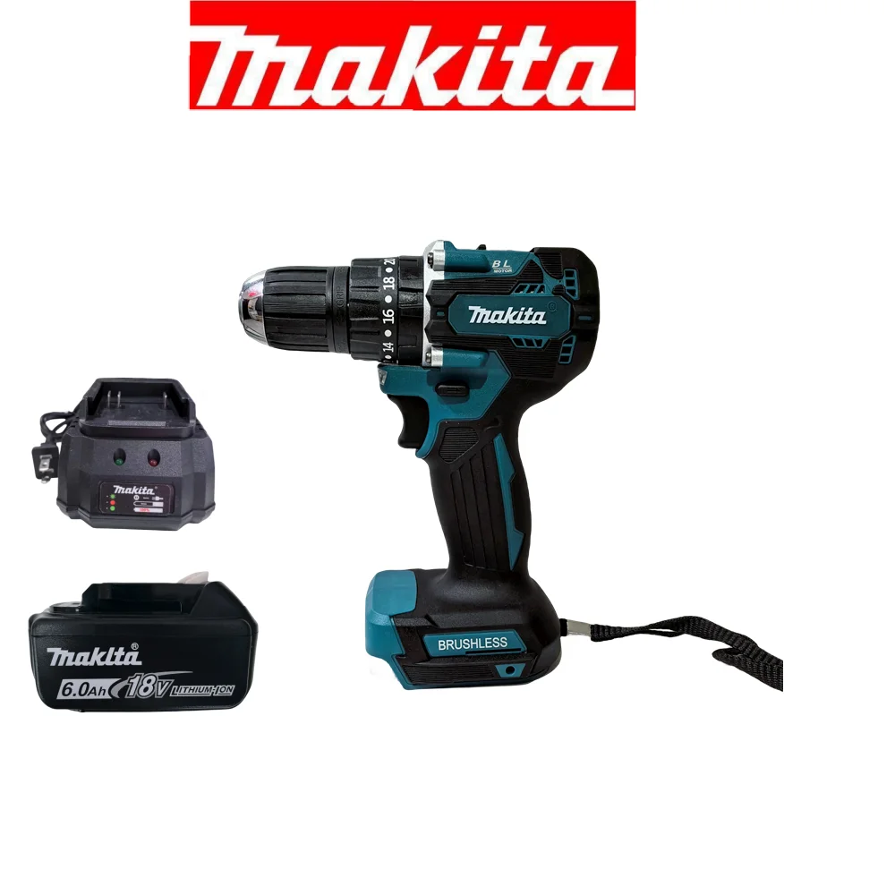 

Makita DHP487 10MM LXT Brushless Driver rechargeable brushless screwdriver impact electric power drill Compact cordless TOOL
