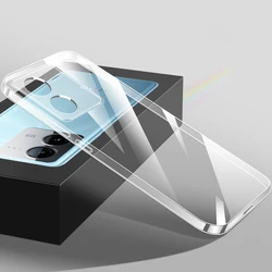 Sleek Transparent Shockproof Gel Phone Case with Camera Protection for IQOO Z8 China (Clear)