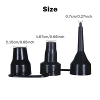 3 Sizes Portable Quick For Air Pump Deflate Head Plastic Electric Mattress Pool Sofa Beach Toys Replacement Nozzles Durable 2
