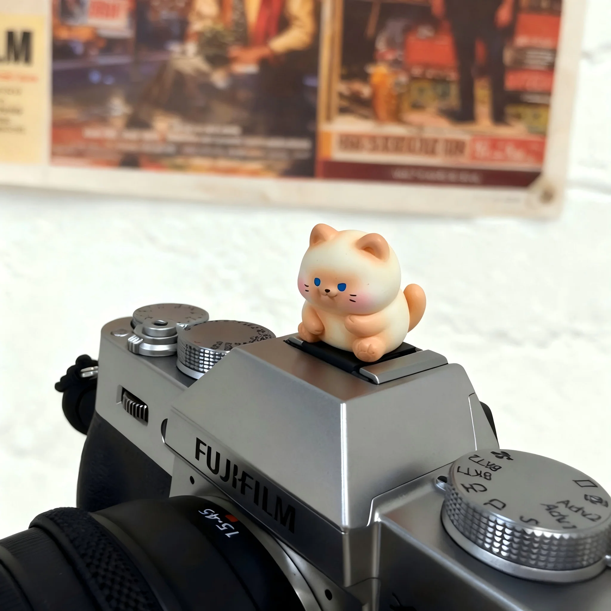 Adorable Siamese Cat 3D Camera Hot Shoe Cover - Creative Flash Protector