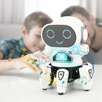 Kids Dance Robots Music LED 6 Claws Octopus Robot Birthday Gift Toys For Children Early Education Baby Toy Boys Girls 1