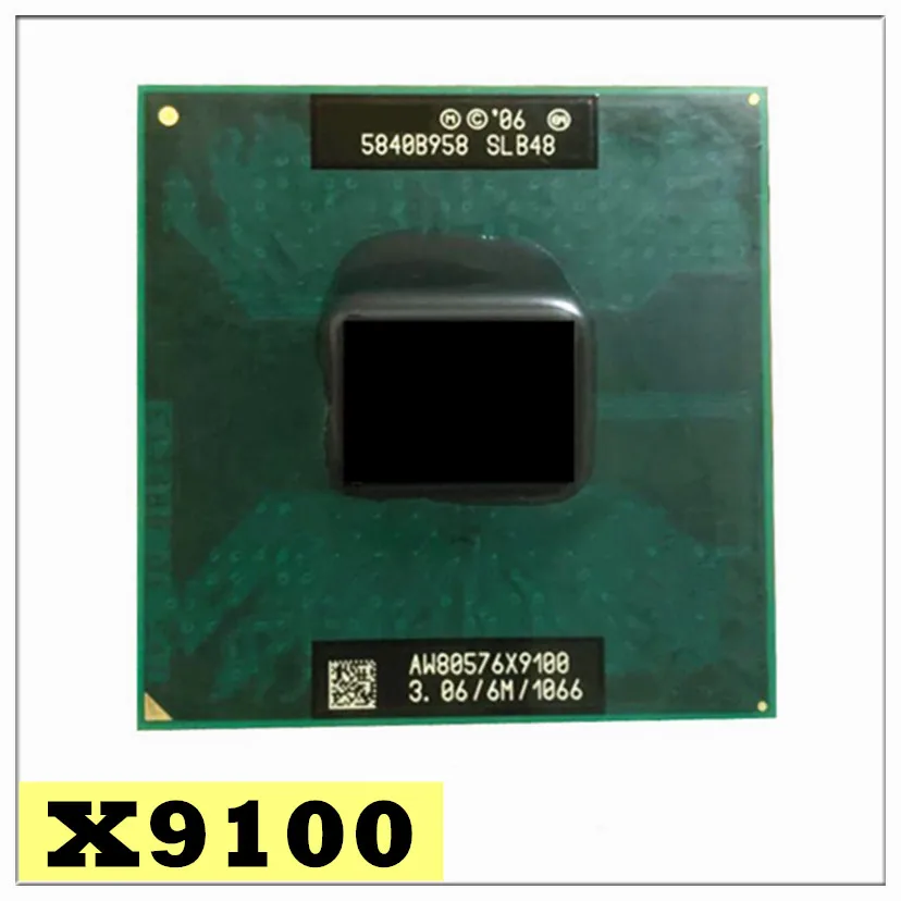 Core X9100 SLB48 SLGE7 3.0 GHz Dual-Core Dual-Thread CPU 6M 44W Socket P X9100
