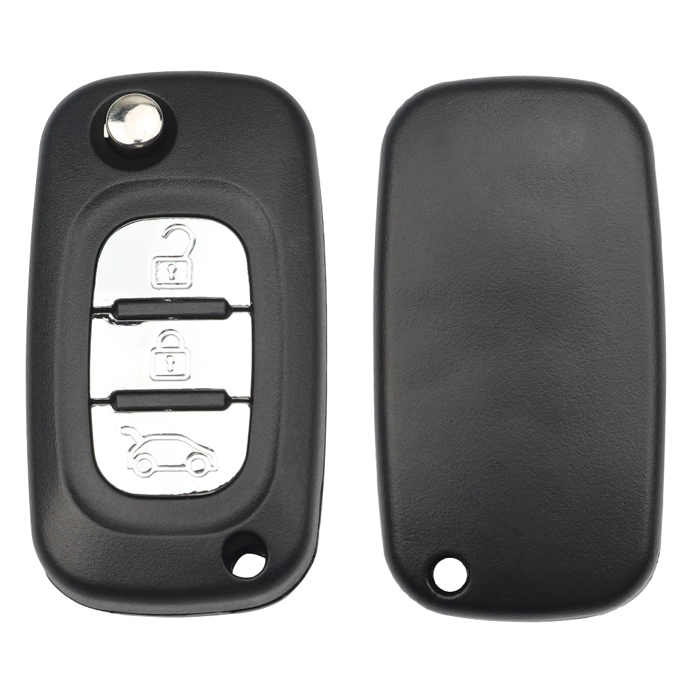 Okey Remote Smart Flip Car Key 433MHz PCF7961M HITAGS AES 4A Chip For Renault Megane III Twingo CWTWB1G767 Mercedes Benz Smart