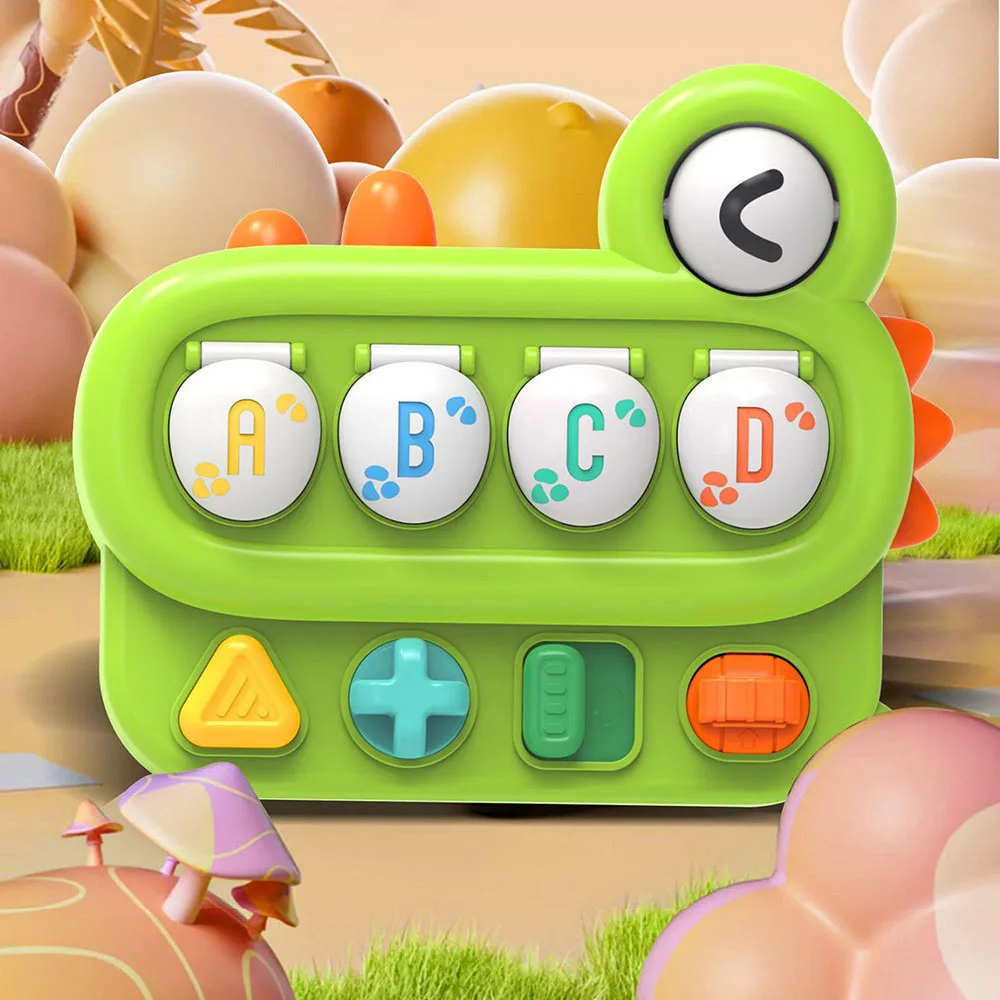 

Тренировочные пальцы, обучающая игрушка для детей, форма динозавра, пресс-игрушки, защита от падения, без заусенцев, динозавр, игрушка для подарка