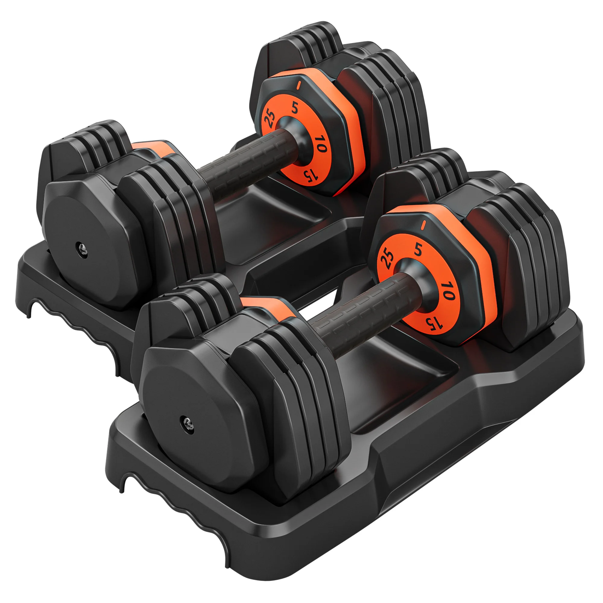 

Adjustable Dumbbells Set, Dumbbells with Anti-Slip Handle for Exercise & Fitness Fast Adjust Weight, Innovative Workout Equipmen