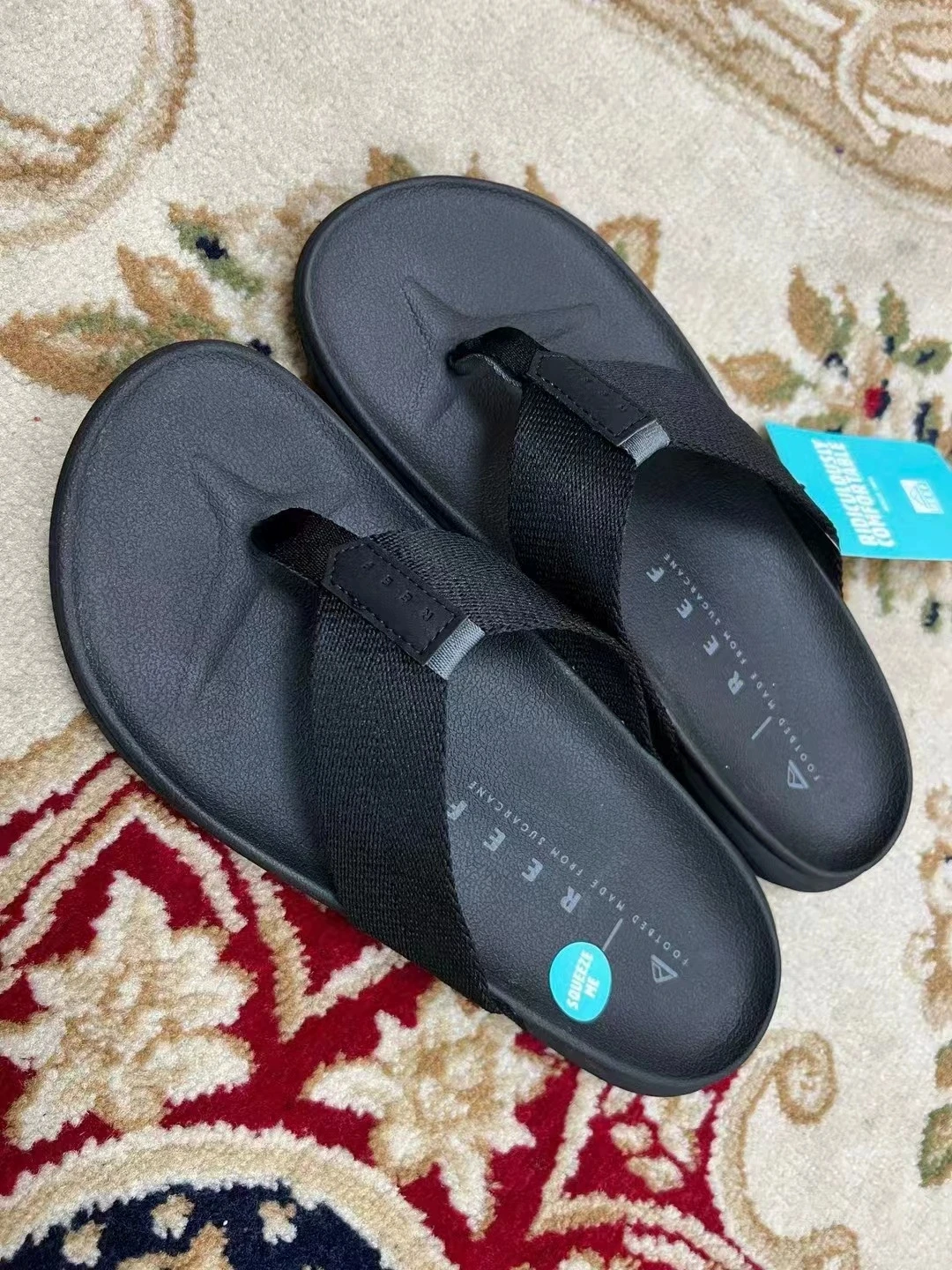 REE Fashion Summer Soft Bottom Outerwear New Anti slip Casual Slippers Trendy Men's Beach Shoes