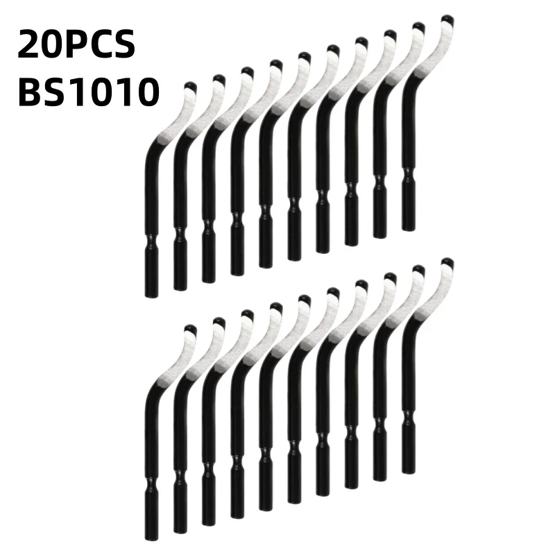 20-teiliges Schnellarbeitsstahl-Entgratungsklingen-Set BS1010 Rotary Burr Removal Blades für Metall, Kunststoff, Aluminium, Kupfer, Holz – KEIN Händel