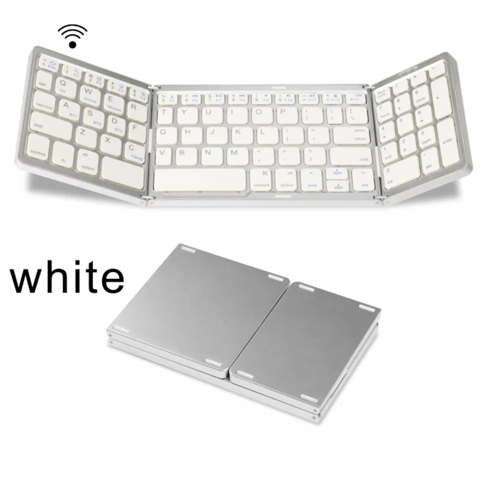 

Mini Portable folding keyboard wireless bluetooth numeric keypad can rechargeable for IOS Android Windows ipad tablets