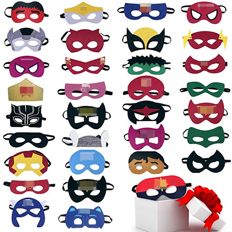 Superhero Mask Cosplay Princess Halloween Christmas Kids Adult Party Costumes Masks Birthday Gifts