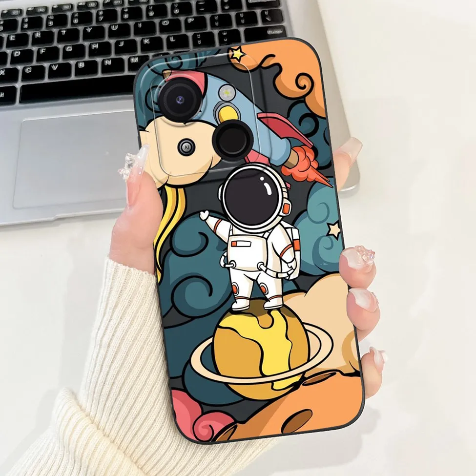 Cute Cat & Floral Silicone Phone Case - Stylish Protective Bumper