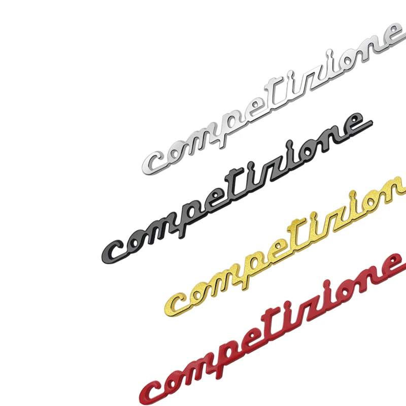 595 금속 엠블럼 자동차 스티커 배지 데칼 바디 트렁크 장식 Abarth Competizione Turismo 스파이더 695 팬더 피아트 500 스타일링