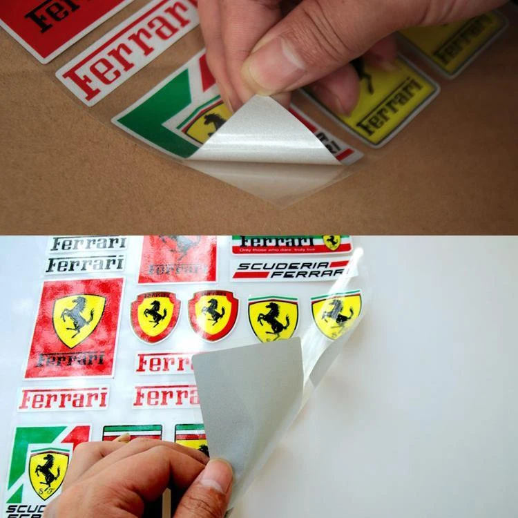 Waterdichte en UV-bestendige stickers voor auto carrosserie