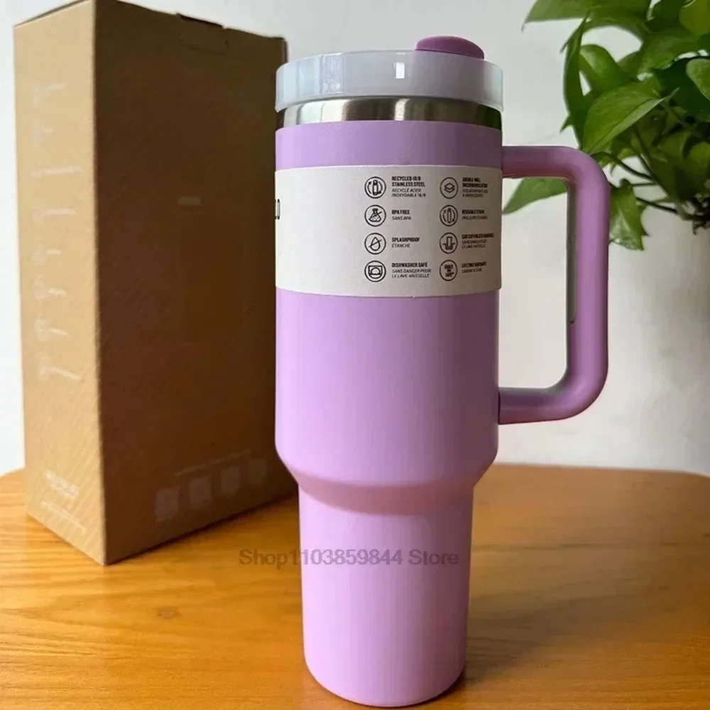 2025 New HOT Large Capacity 40Oz Stainless Steel Vacuum Flask - Insulated Tumbler Cup with Lids and Straws, Perfect for Travel