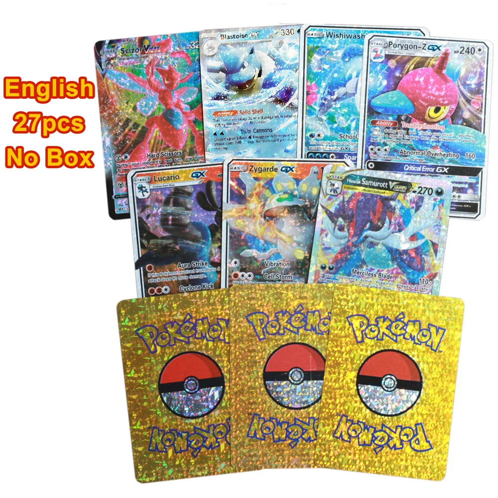 thumbnail image 1 of 110-11PCS Colorful Gold Foil Diamond 3D Card Charizard Pikachu Arceus Silver Rainbow English Spanish VSTAR VMAX Cards, 1 of 5