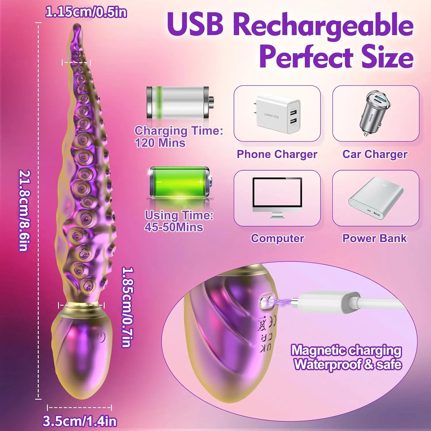 Female Sex Toys Vibrating Realistic Monster G-Spot Dildos Octopus Vibrator 10 Powerful Mode for Women Anal Vagina Stimulation