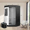Full Size Steam Sauna Set Large Space Home Spa With 4L Steamer 4L 1600W  for Relaxation Detox 4