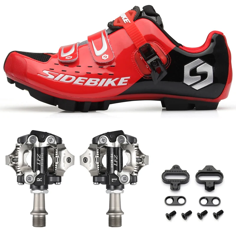 SIDEBIKE Cycling Shoes MTB Man Racing Bicycle MTB Shoes Mountain Bike Sneakers Professional self-Locking Breathable 001