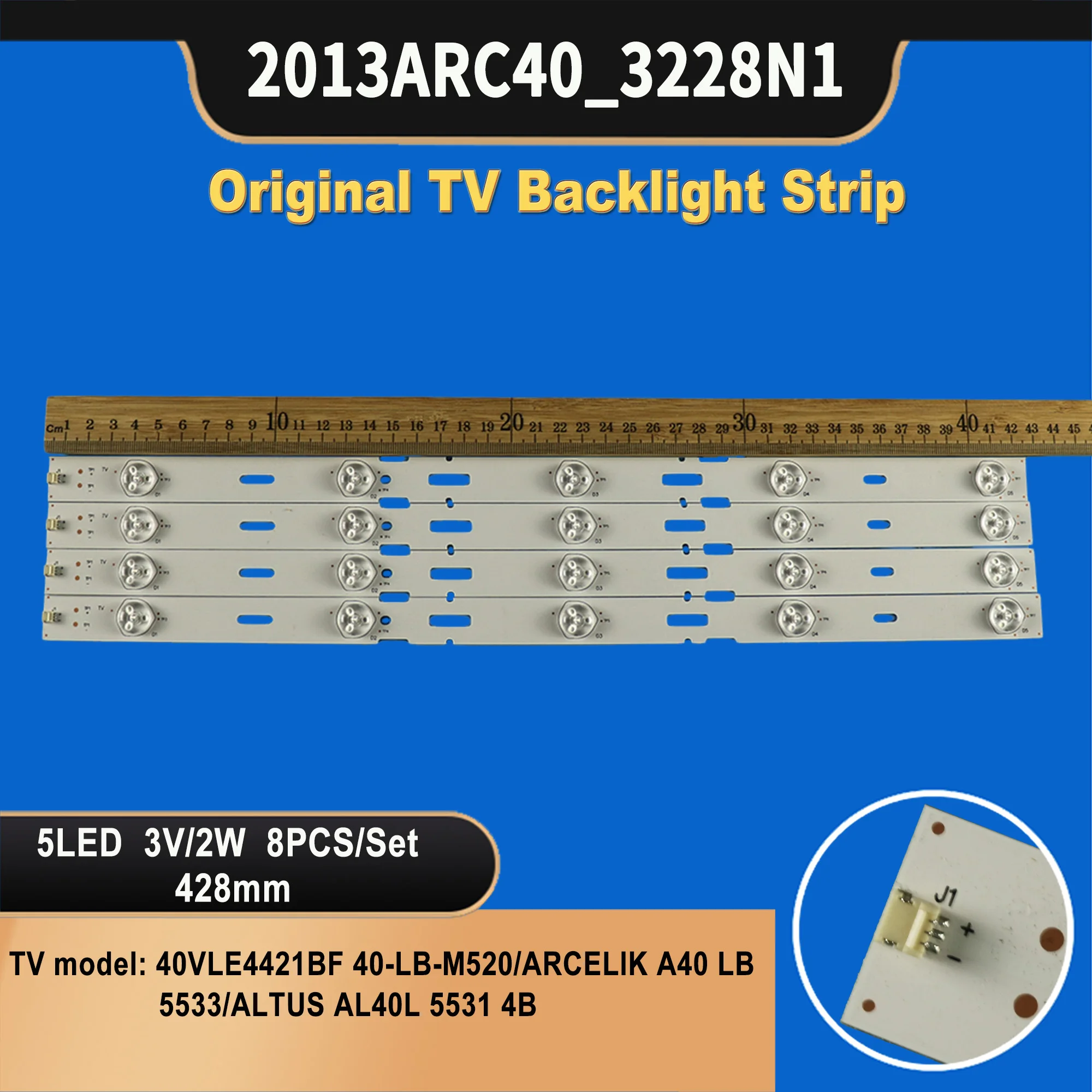 TV-040 TV 백라이트 스트립, ATV 40VLE4421BF 40-LB-M520, ARCELIK A40 LB 5533 ALTUS AL40L 5531, 신제품
