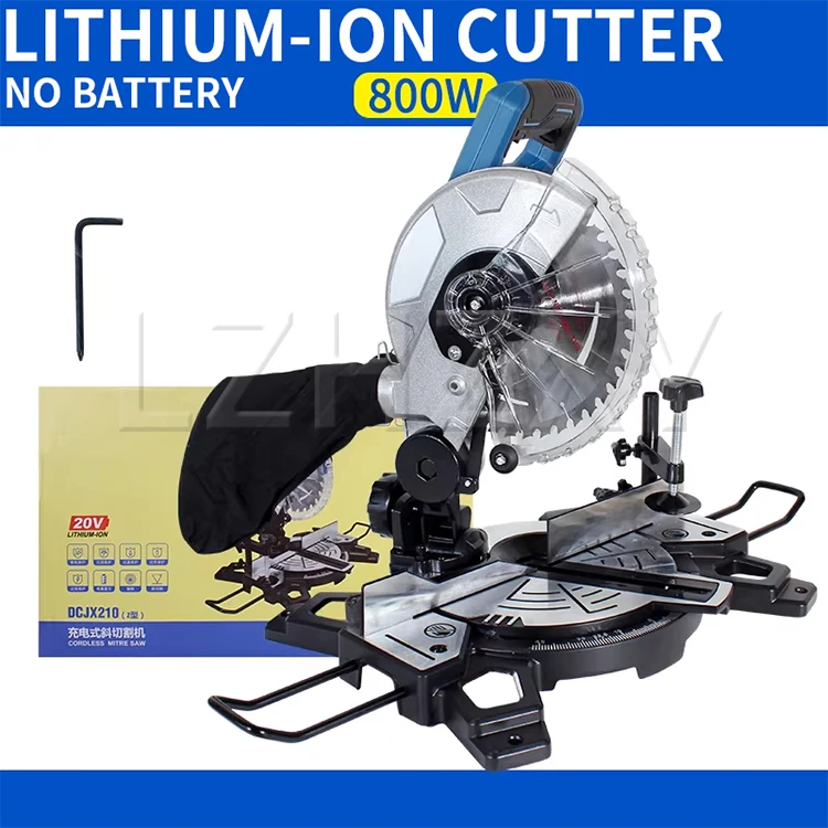 45° Brushless Lithium-Ion Mitre Saw, Adjustable Angle, 4.0/6.0/8.0Ah Lithium-Ion