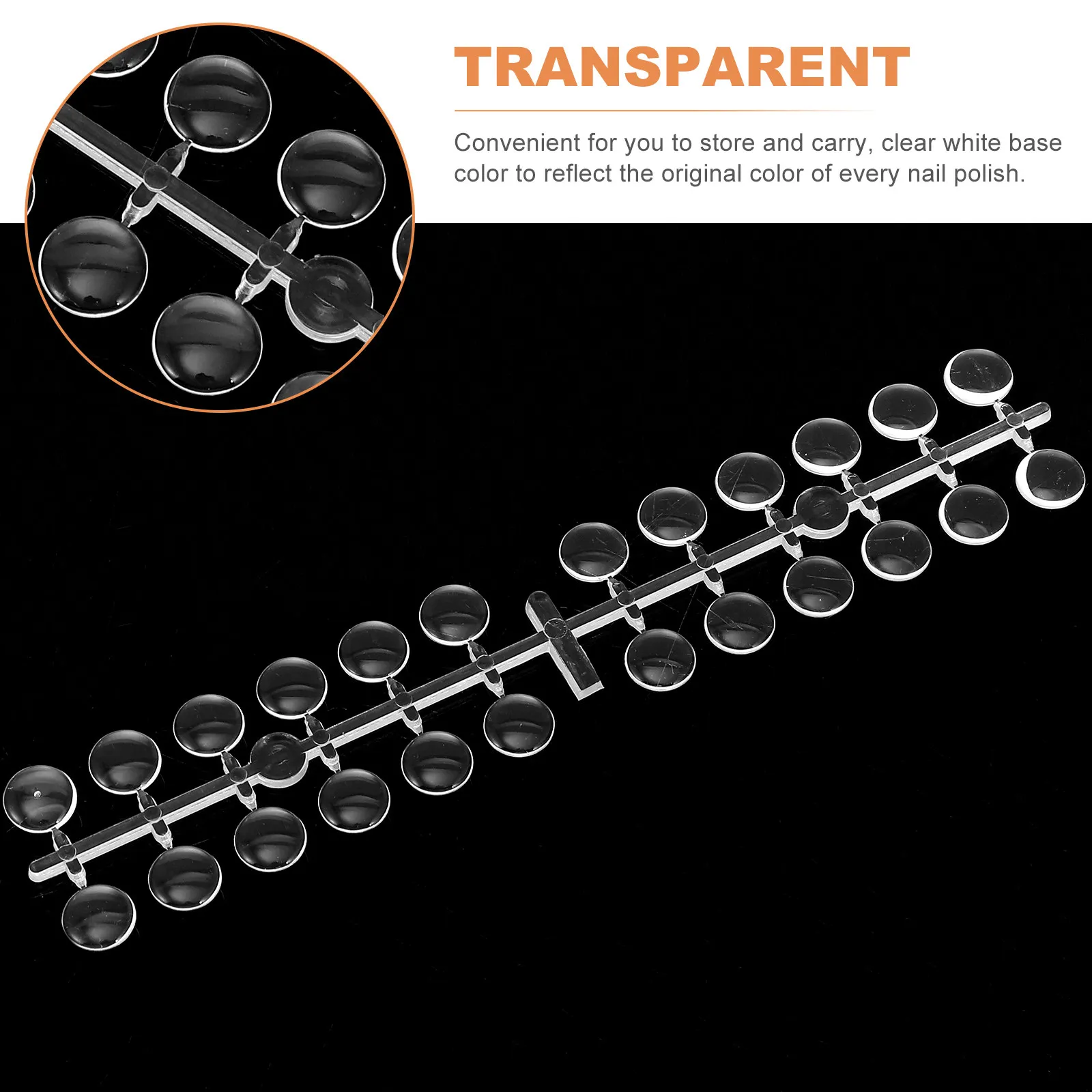 4세트 라운드 네일 컬러 플레이트 고품질 화이트 베이스 매니큐어 컬러 차트 (살롱용, DIY 홈 연습용, 네일 아트 샘플 디스플레이)