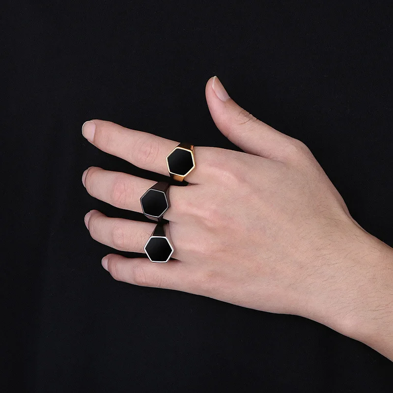 Amazon.com: Onyx Ring, Signet Ring, men - women ring, Pinky ring, Onyx  Signet Ring, Black square onyx Seal : Handmade Products