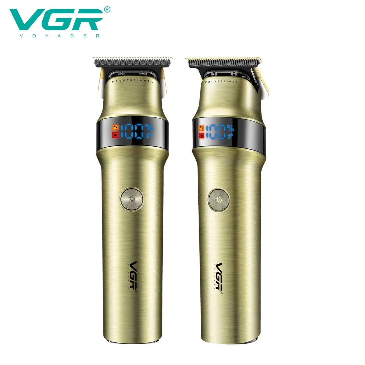 VGR Hair Clipper Professional Trimmer Rechargeable Barber Clippers Electric Trimmer Digital Display Men's Hair Clipper V-991