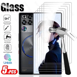 Premium 9H Clear Tempered Glass Screen Protector Film - 5 - Pack - 2Pieces (Transparent)