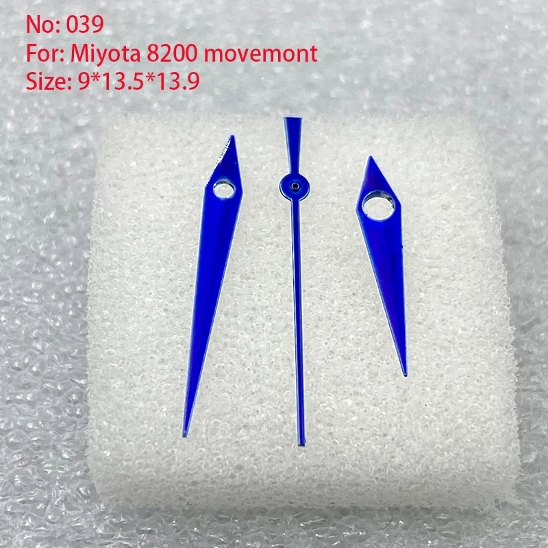 Watch Accessories Watch Hands 3 Pin Men Miyota 8200 Movement Repair Parts Size 9.0mm*13.5mm*13.9mm/NO.039