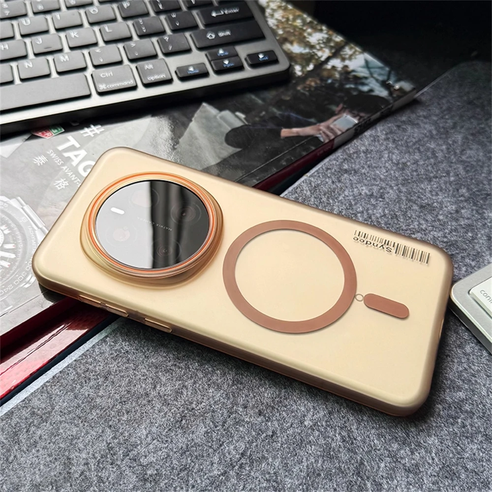 Ultra Thin Matte Translucent Hard Case with Magnetic Wireless Charging Capability