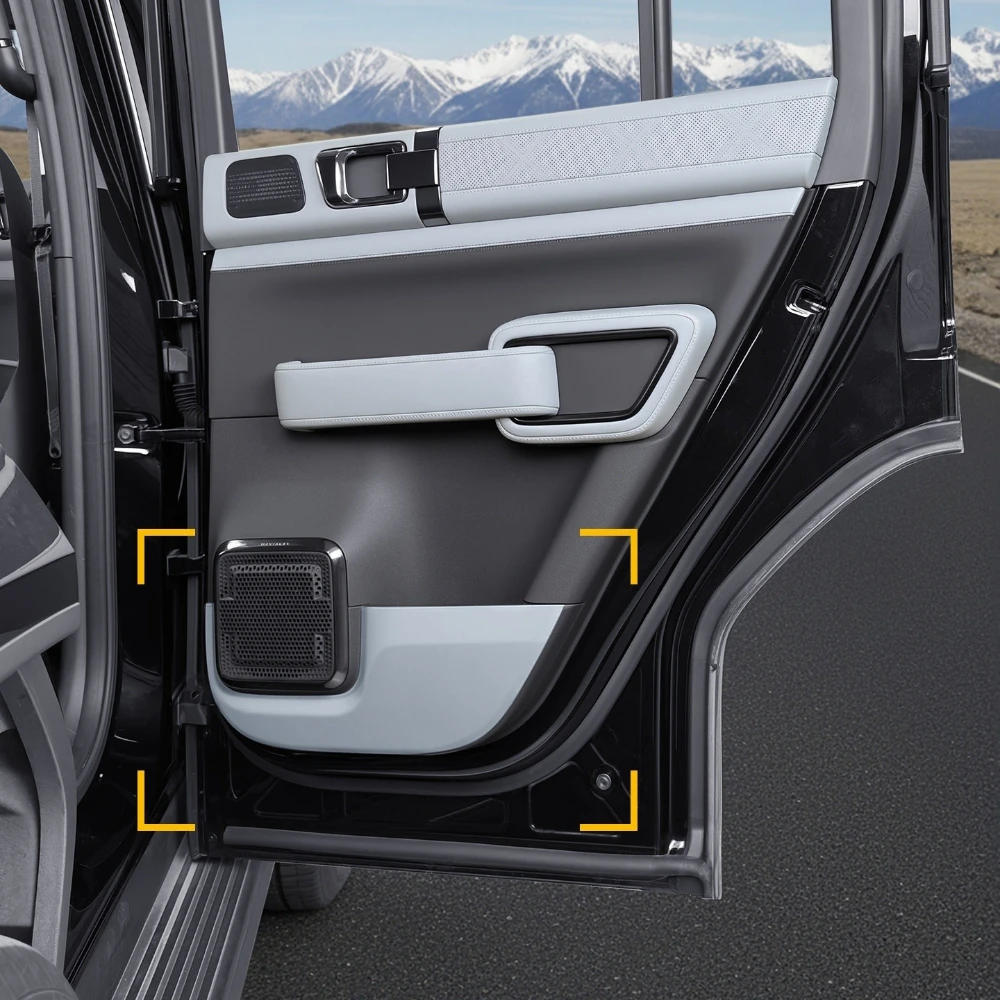BYD Leopard b5 도어 안티 킥 패드 가죽 보호 패드 스크래치 방지 내부 수정 액세서리에 적합