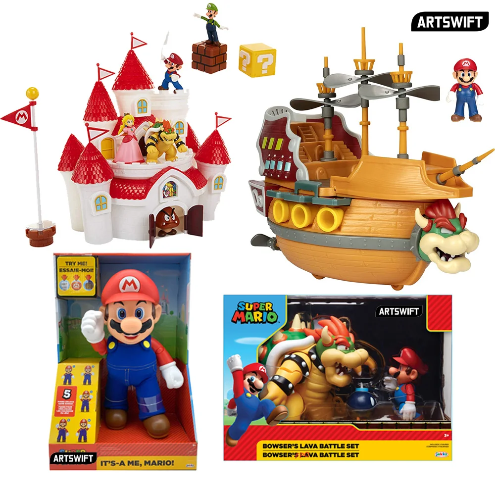 Super Mario Bowser Nintendo Figure Super Mario Deluxe Bowsers Castle