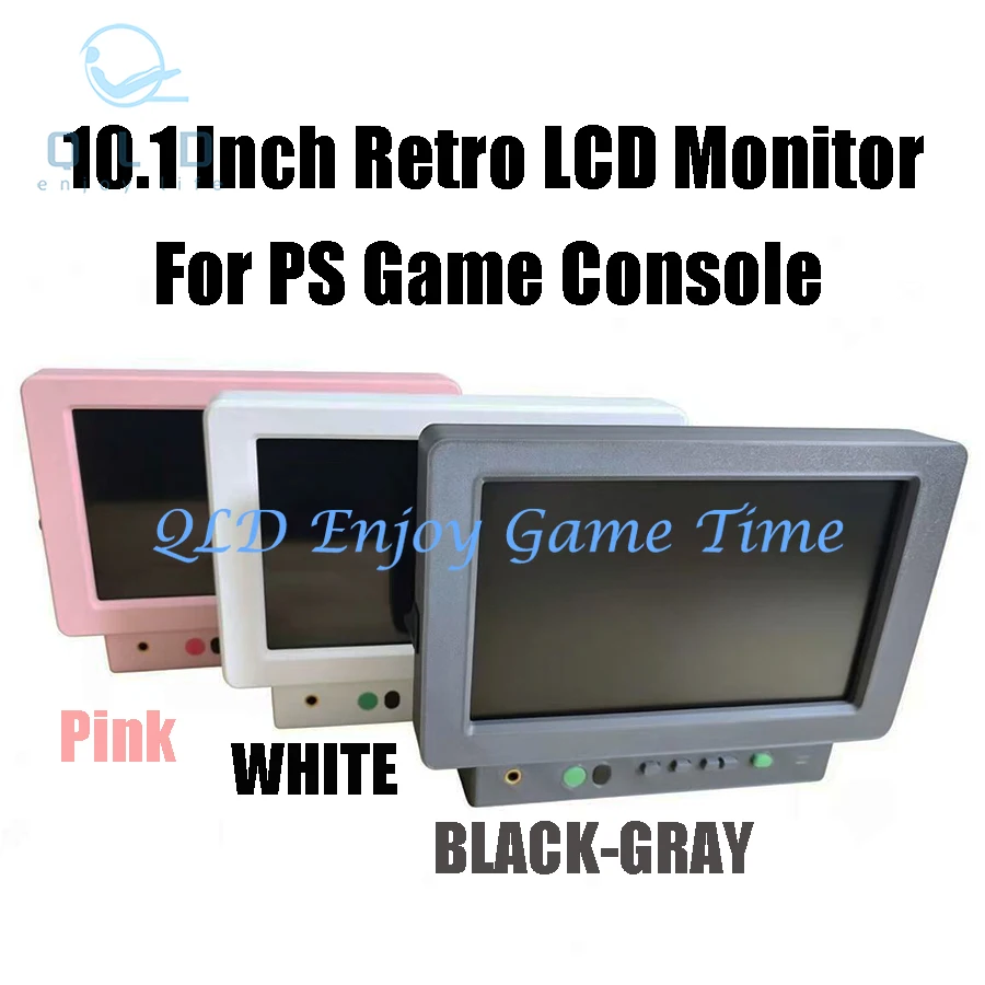 10.1인치 LCD 화면, PS1-PS3 또는 일반 HDMI 장치용 레트로 TV 스타일 미니 게임 모니터, KV-16GW1 복사품