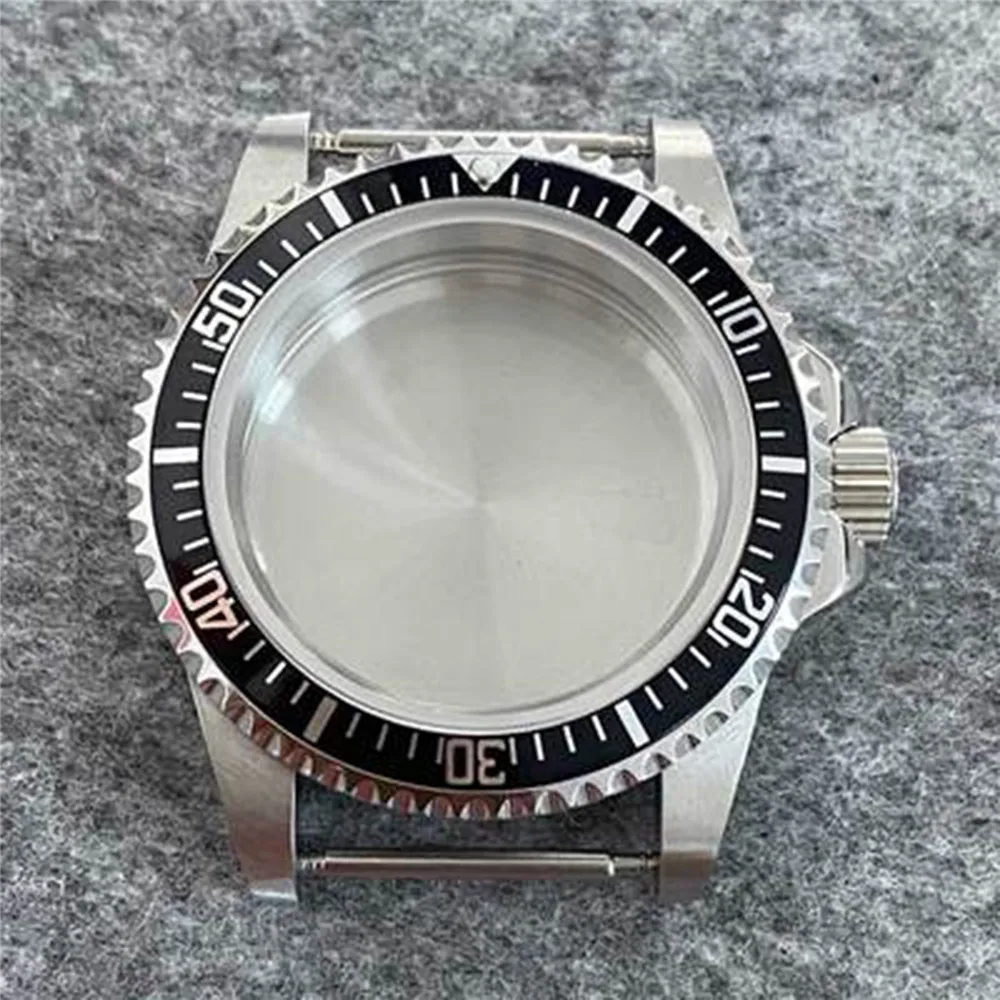 120 Clicks Retro Watch Case 100 Meters Super Waterproof 39.5mm Stainless Steel Sapphire Mirror Case For NH34 NH35 NH36 Movement