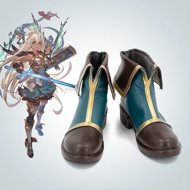 

Granblue Fantasy Versus Zooey Anime Characters Shoe Cosplay Shoes Boots Party Costume Prop