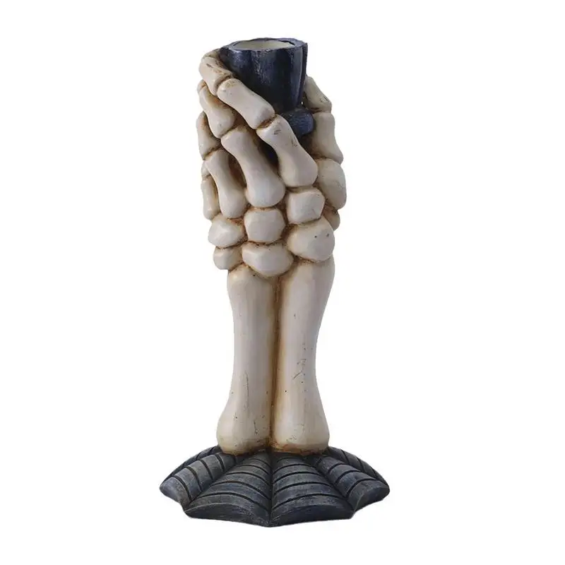 

Candle Holders 18.5cmx 7.28inch Multifunctional Spooky Design Candlestick Holders For Table Centerpiece Home Aesthetics Decor