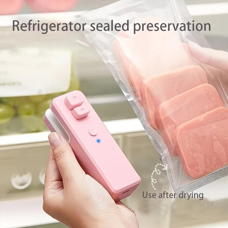 Bag Sealer Xiaomi Food Mini Portable Plastic Bags Sealing Machine Thermoplastic Bag Sealants Handheld Food Packaging Heat Sealer