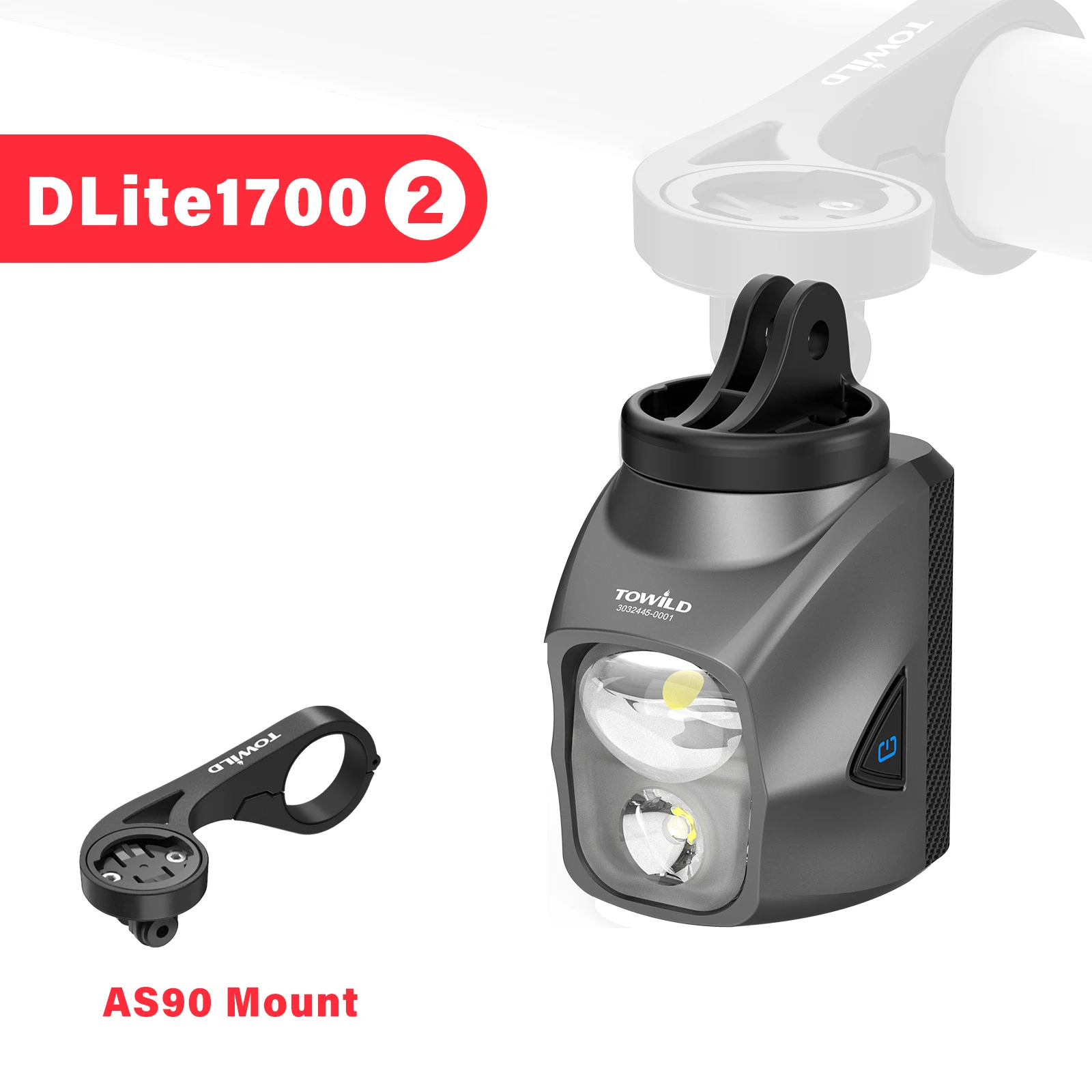 Towild DL1700 LEDライト ホワイト TOWILD DLite1700 Bike Light – Towildbike