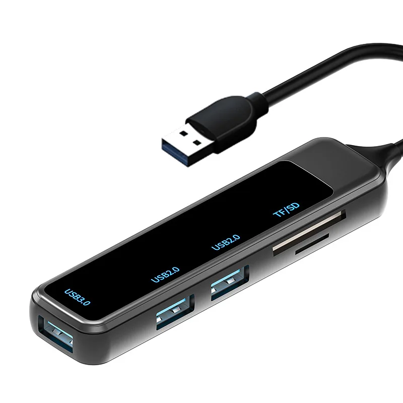 6-In-1 Tipo C Hub Usb 3.0 Lettore Di Schede Otg Sd Tf Usb 3.0 2.0 Adattatore Di Trasmissione Ad Alta Velocità 480Mbps Adattatore Per Unità Flash Usb