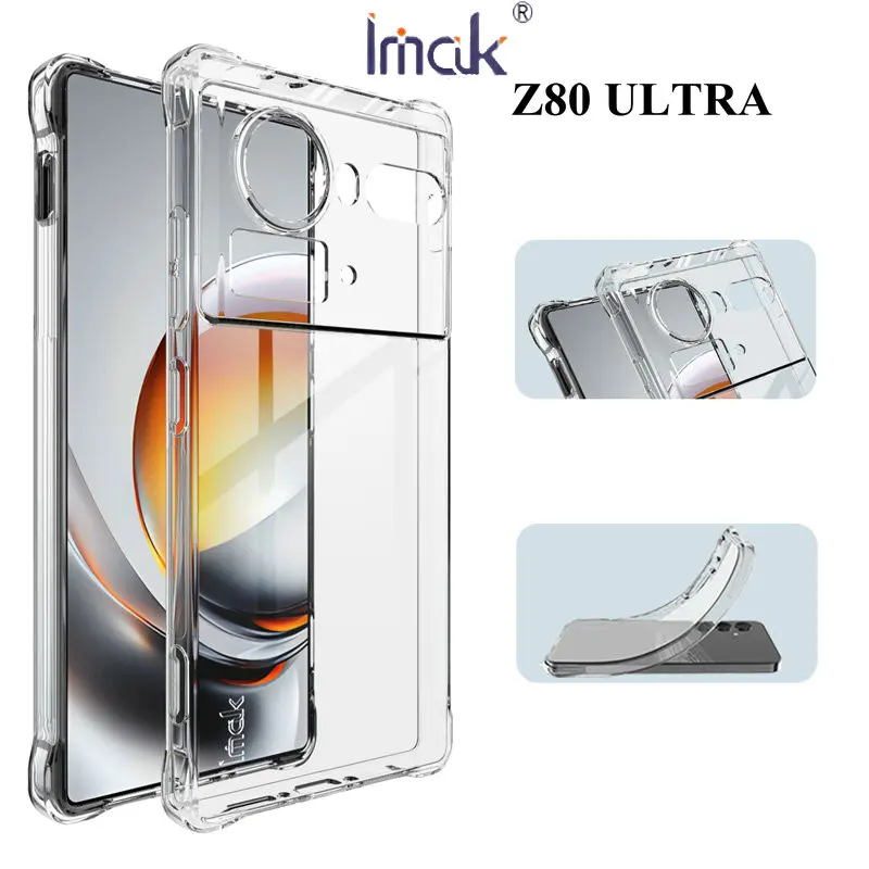 IMAK Shockproof Transparent Quicksand Matte Soft Silicone TPU Phone Case