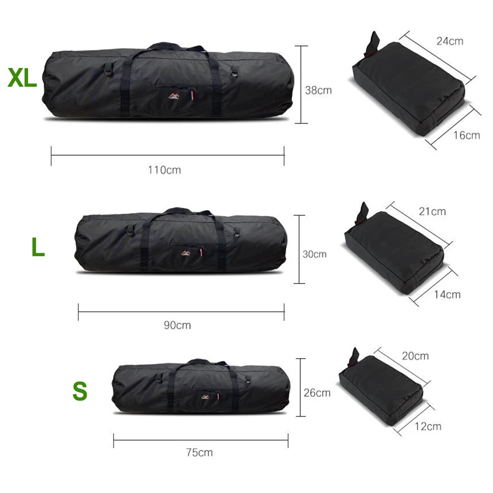 Hot Tent Bag Large Capacity Multifunctional Oxford Cloth Camping Storage Portable Tent Bag Waterproof Travel Backpack