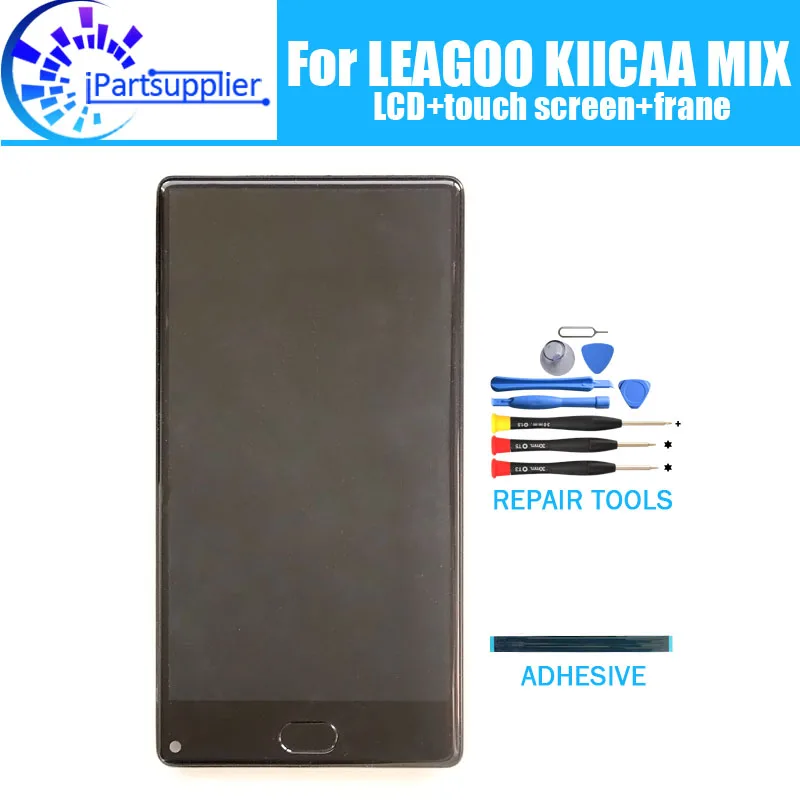 

ЖК-дисплей LEAGOO KIICAA MIX + дигитайзер сенсорного экрана + рамка в сборе, 100% Оригинальный ЖК-дисплей + сенсорный дигитайзер для KIICAA MIX + Инструменты
